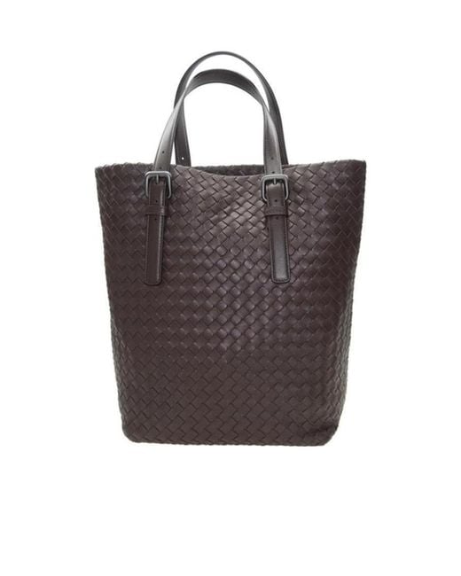 Bottega Veneta Brown Logo Handbag