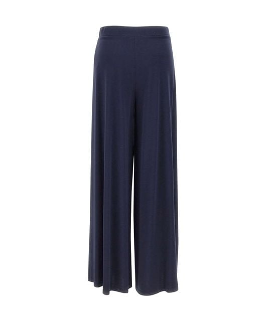 Kaos Blue Wide-Leg Pants