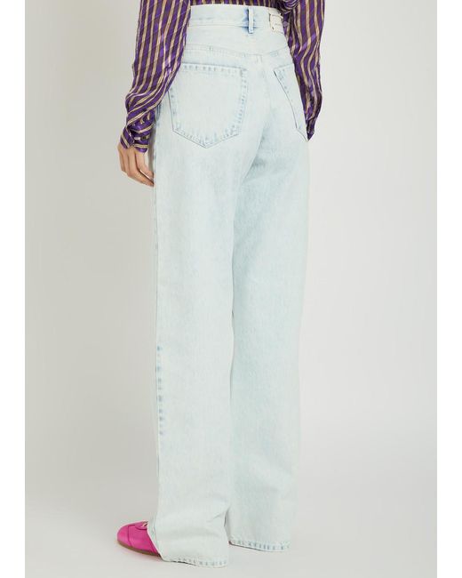 Dries Van Noten Blue Straight Jeans