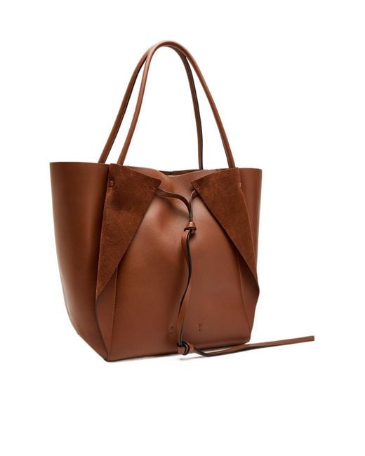 Gabriela Hearst Brown Leather Tote Bag