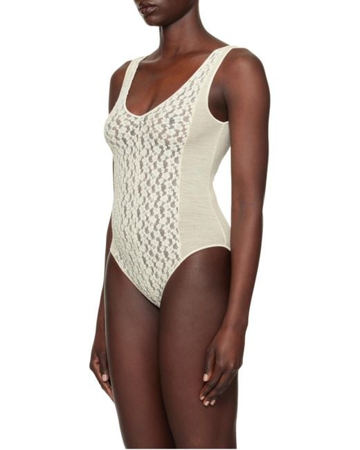 Baserange White Crescent Bodysuit