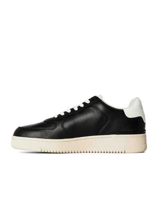Polo Ralph Lauren Black Solid Color Court Trainers for men