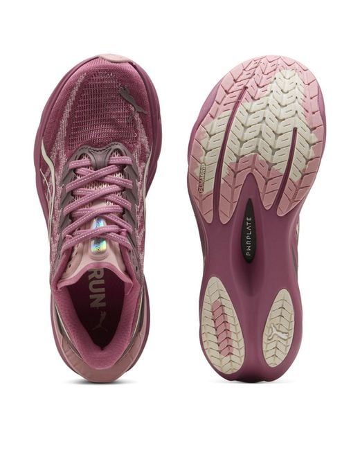 PUMA Purple Lightweight Cushioning Running Shoes