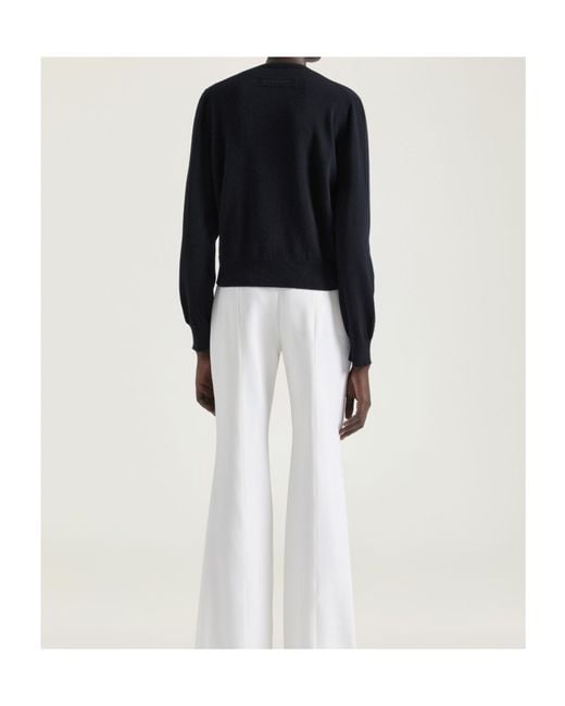 Givenchy Black Moncler Crewneck Knit Sweater