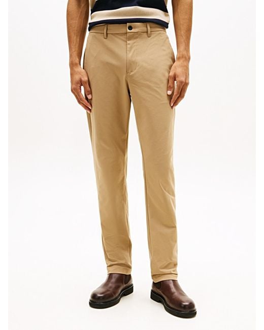 Tommy Hilfiger Natural Belt Loop Track Pants for men