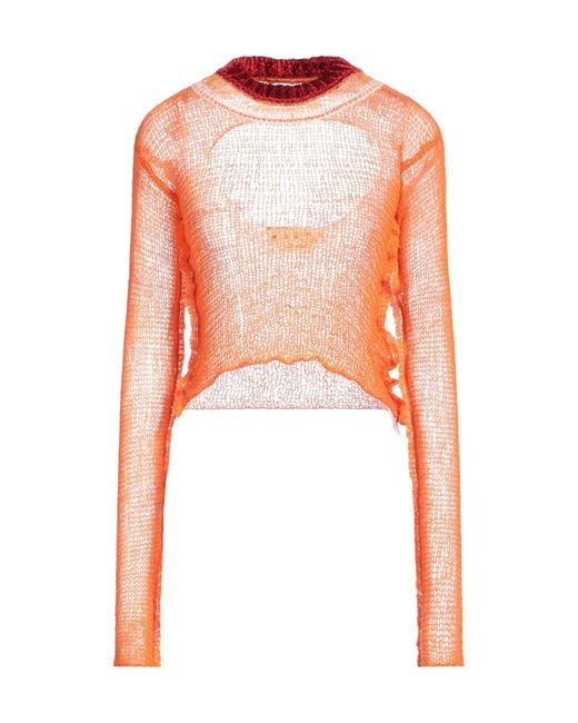 Marni Pink Chenille Knitted Jumper