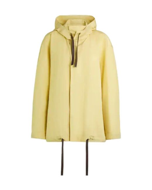 Tod's Yellow Long-Sleeved Casual Jacket