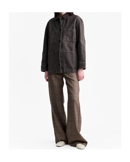 A.P.C. Gray Pocket Detailed Jacket