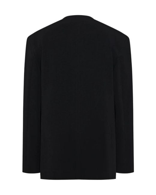 The Row Black Alda Double-Breasted Blazer