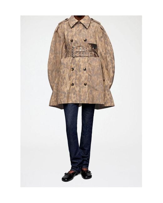 Ganni Natural Trench Coat