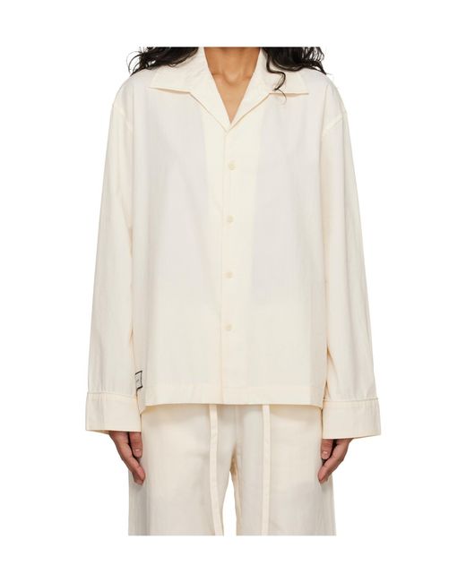 Entire studios White Ls Pyjama Shirt