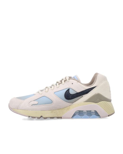 Nike White Air Max 180 Logo Patch Sneakers for men