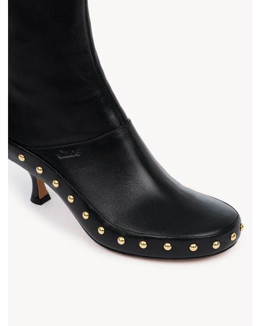 Chloé Black Junie Heeled Ankle Boot