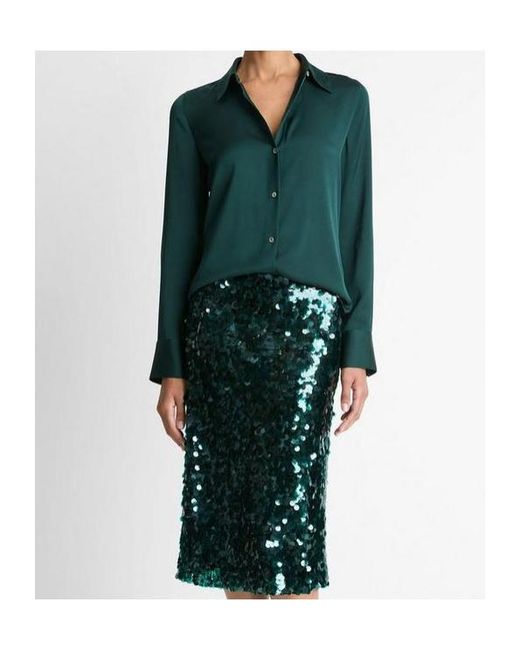 Vince Green Button Shirt