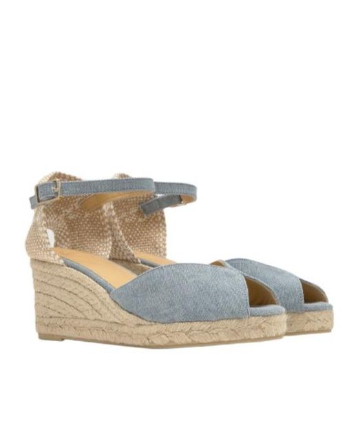 Castaner Multicolor Castañer Bianca Peep-Toe Wedge Sandals