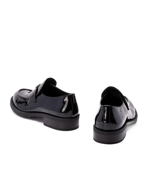 Prada Black Triangle-Logo Slip-On Loafers for men