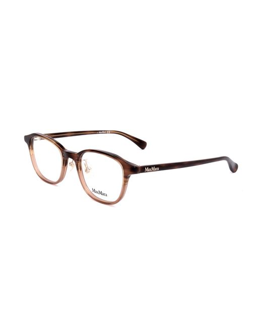 Max Mara Black Rectangle Frame Glasses