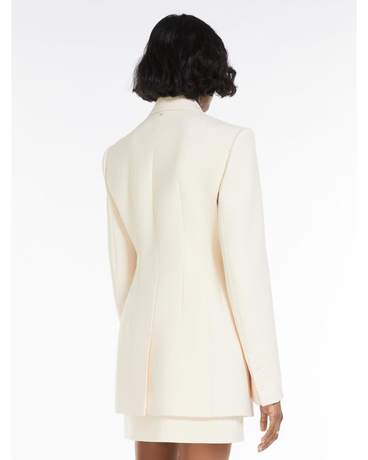 Sportmax Natural Single-Breasted Blazer