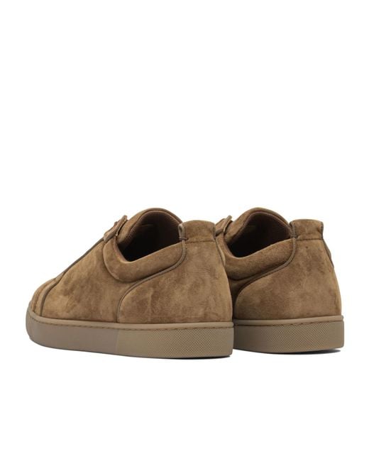 Christian Louboutin Brown Louis Junior Low-Top Sneakers for men