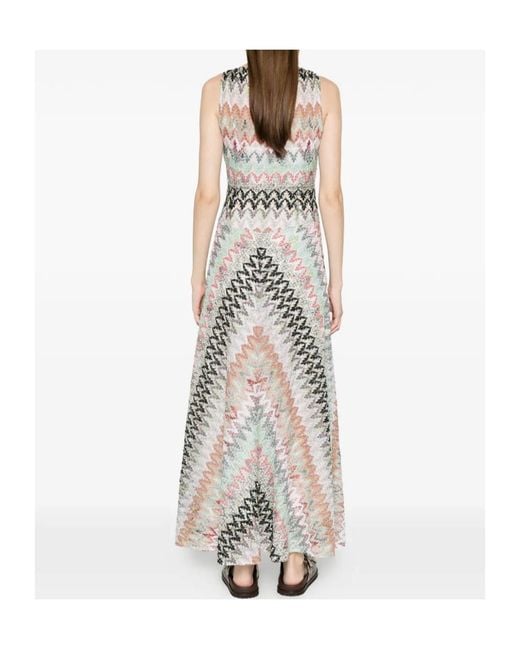 Missoni White Sleeveless Dress