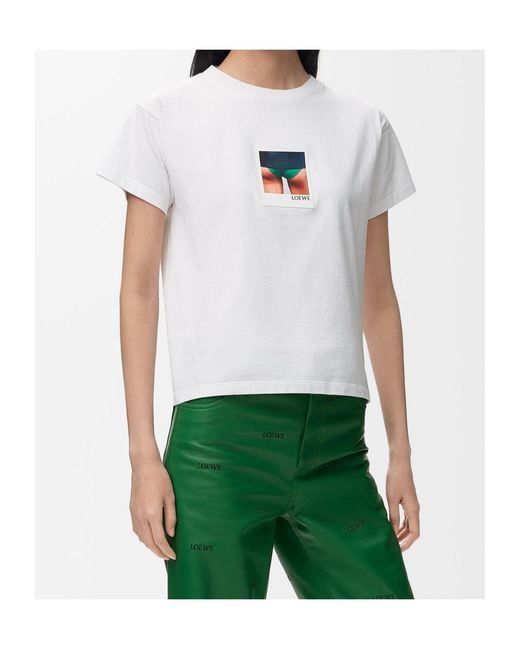 Loewe White Regular Fit T-Shirt