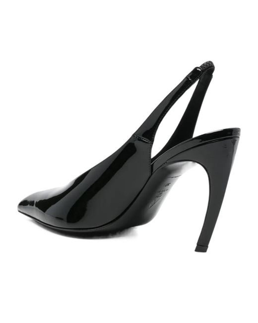 The Attico Black Pointed-Toe Stiletto Heels