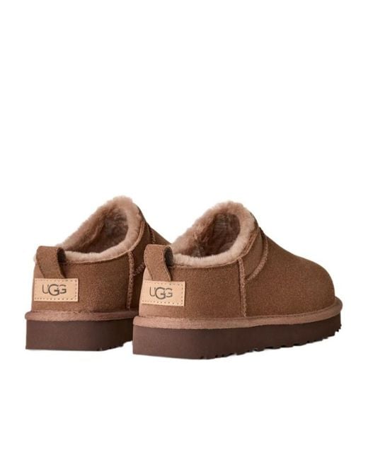 Ugg Brown Classic Micro Boots
