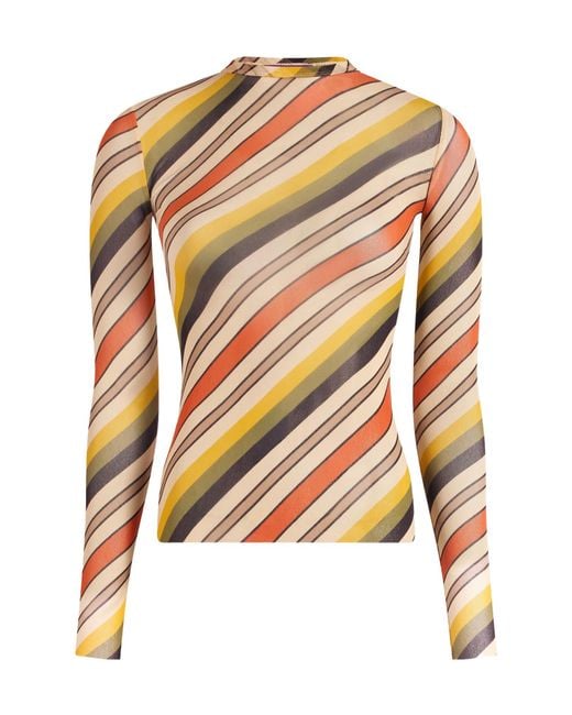 Jean Paul Gaultier Multicolor Long-Sleeved Top