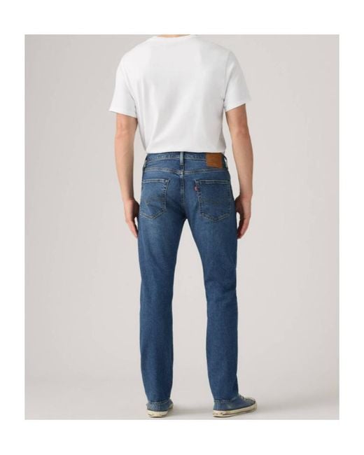 Levi's Blue Logo Patch Tapered-Leg Jeans for men