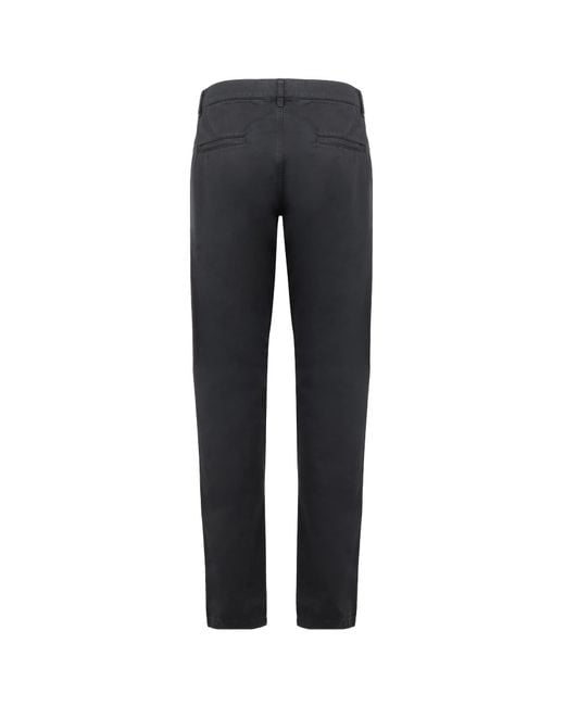 Aspesi Blue Cotton Chino Pants for men