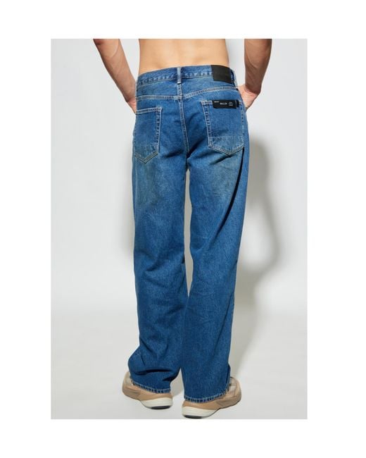 AllSaints Blue Mullen Straight-Leg Jeans for men