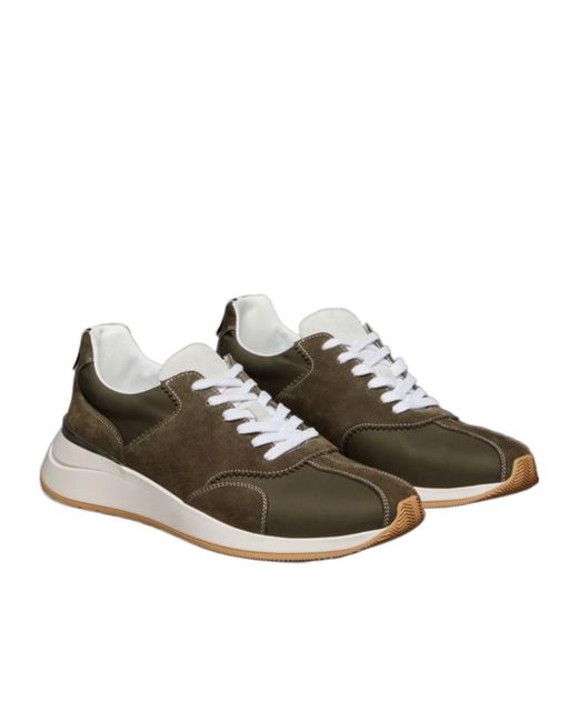 Thom Browne Brown Sprinter Panelled Sneakers for men