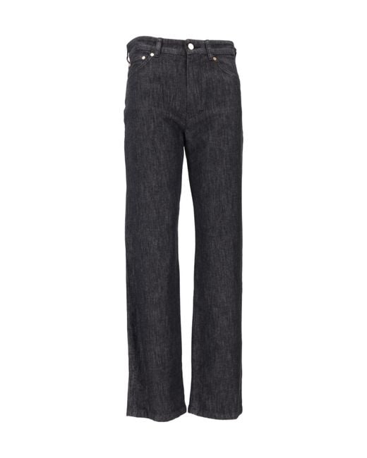 Max Mara Blue Alan Long Trousers