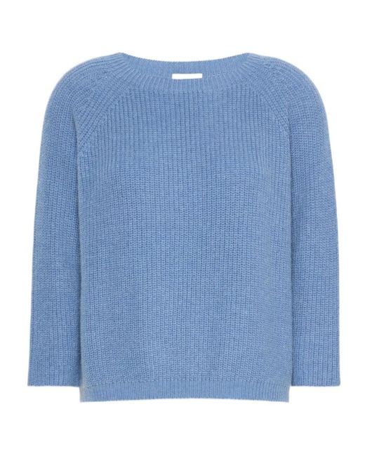 Weekend by Maxmara Blue Mohair Blend Knit Jumper