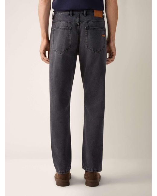 Zegna Gray Roccia Stone-Washed Jeans for men