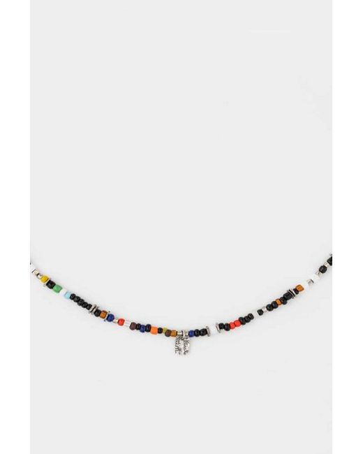 Paul Smith Metallic Beaded Necklace for men