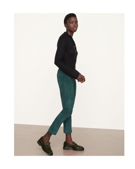 Vince Green Split And Hem Nine-Cent Trousers