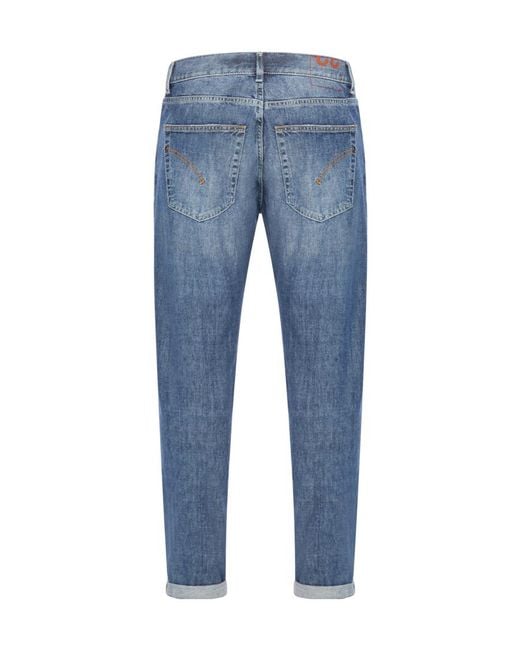Dondup Blue Multi-Pocket Jeans for men
