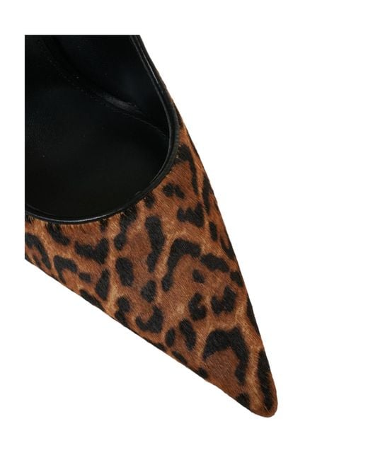Michael Kors Brown 110Mm Elyse Leopard Pumps