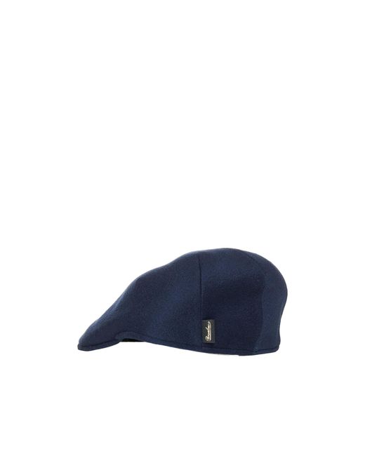 Borsalino Blue Parigi Flat Cap Hat for men