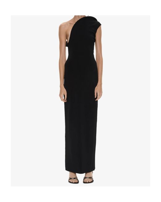 Christopher Esber Black Concave Wired Maxi Dress