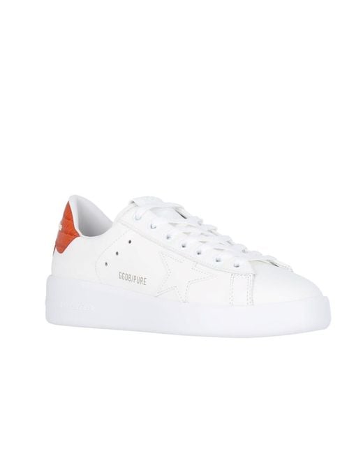 Golden Goose Deluxe Brand White Star Patch Low-Top Sneakers