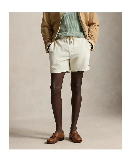 Polo Ralph Lauren Natural Elastic Waist Shorts for men