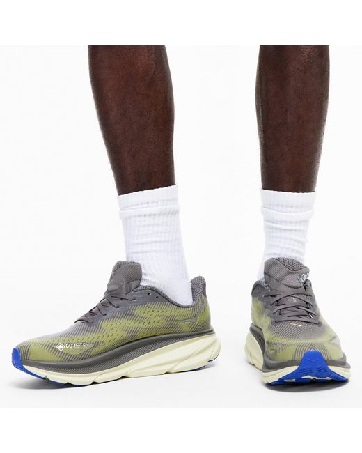 Hoka One One Green Waterproof Running Shoes for men