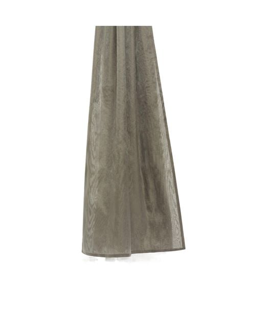 Max Mara Gray 'S Logo Patch Scarf