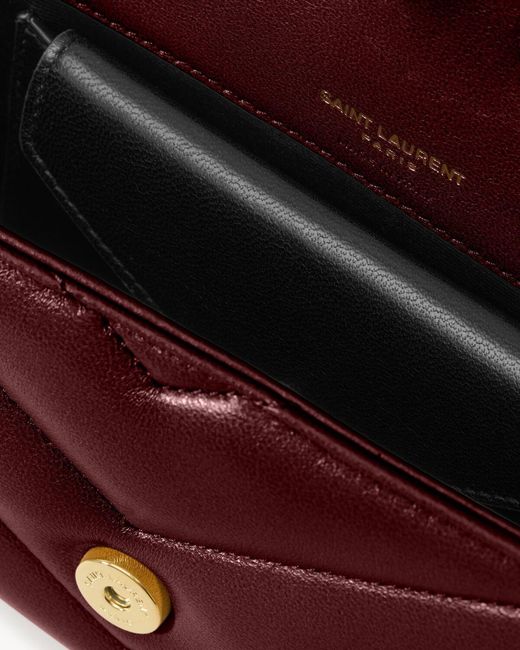 Saint Laurent White Loulou Mini Shoulder Bag