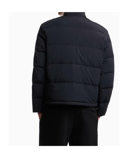 Emporio Armani Green Logo-Patch Jacket for men