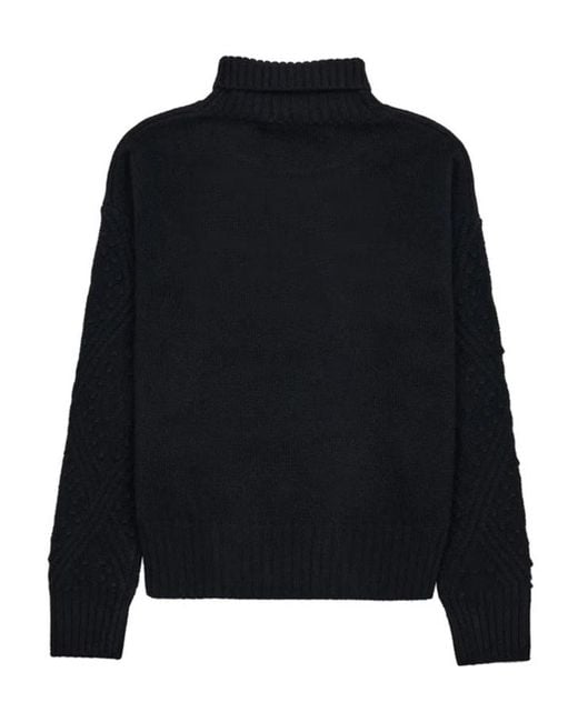 Max Mara Black High-Necked Long-Sleeved Sweater