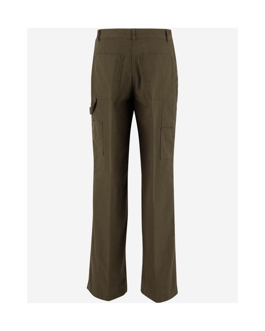 Aspesi Gray Canvas Trousers