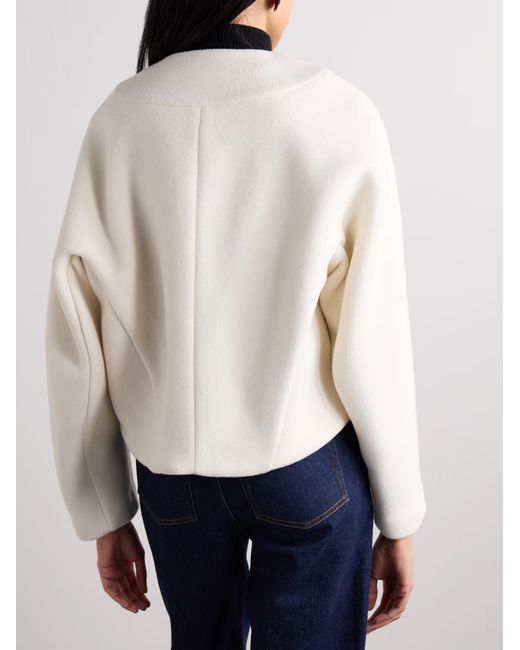 Proenza Schouler White Mona Wool-Blend Jacket